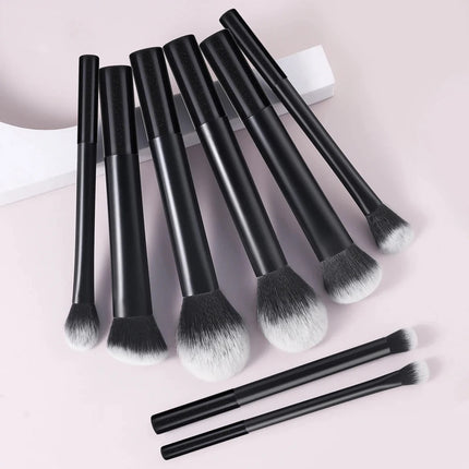 Makeup Brush Kit Soft 8pcs Synthetic Hair Make Up Brushes Foundation Blush Eyeshadow Cosmetic Makeup Tools