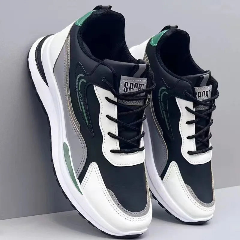 Sneakers Men's 2025 Spring and Summer Flying Woven High-quality Shoes Breathable and Fashionable Soft-sole Running Shoes