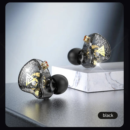 QKZ AK6 Pro Earphone Detachable Wired Headphones with Mic Noice Cancelling Headset Gamer Musician Monitor Earbuds For Xiaomi