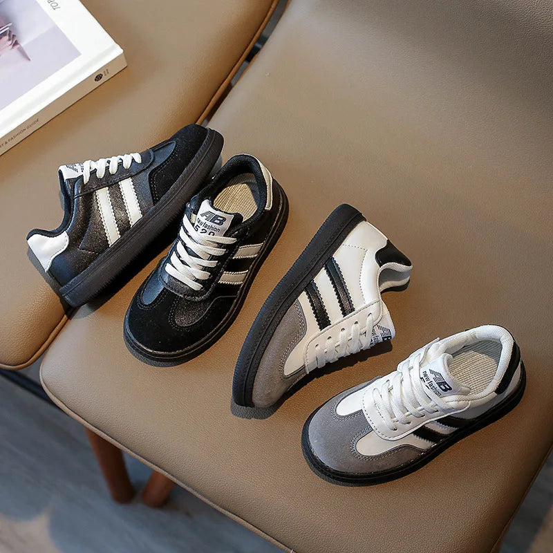 Boys Casual Sport Shoes Spring New Kids Soft Running Sport Shoes Retro Classic Fashion Children Versatile Sneakers