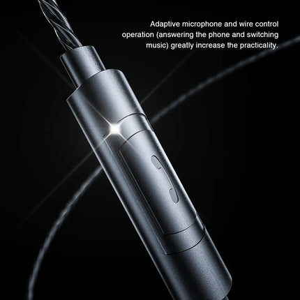 QKZ AK6 Pro Earphone Detachable Wired Headphones with Mic Noice Cancelling Headset Gamer Musician Monitor Earbuds For Xiaomi