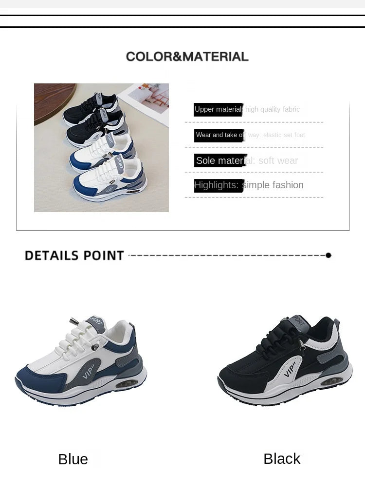 2025 New All-Season Breathable Lightweight Forrest Gump Inspired Running Sneakers for Boys and Girls Winter Compatible