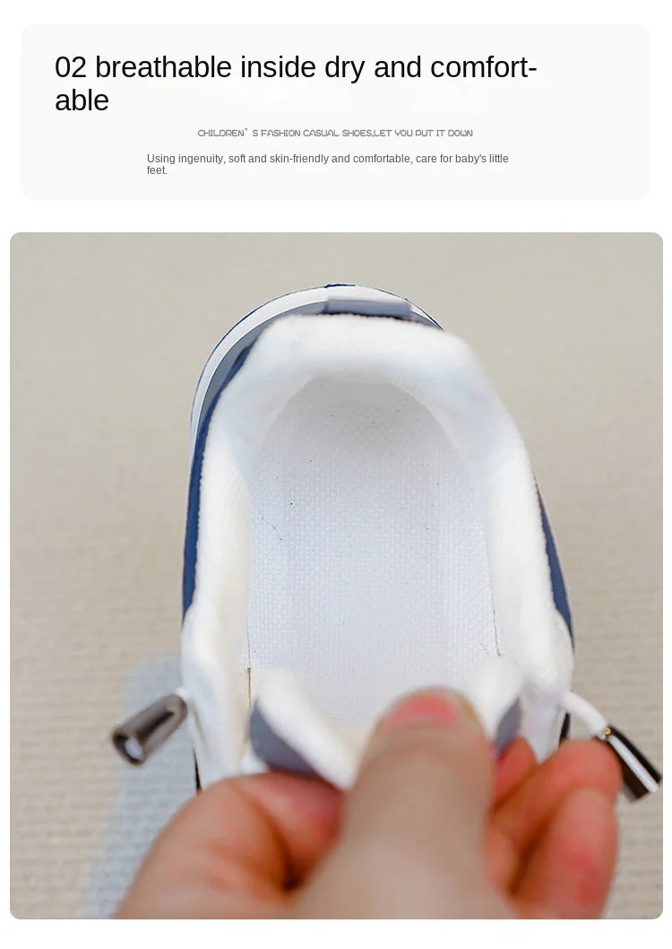 2025 New All-Season Breathable Lightweight Forrest Gump Inspired Running Sneakers for Boys and Girls Winter Compatible