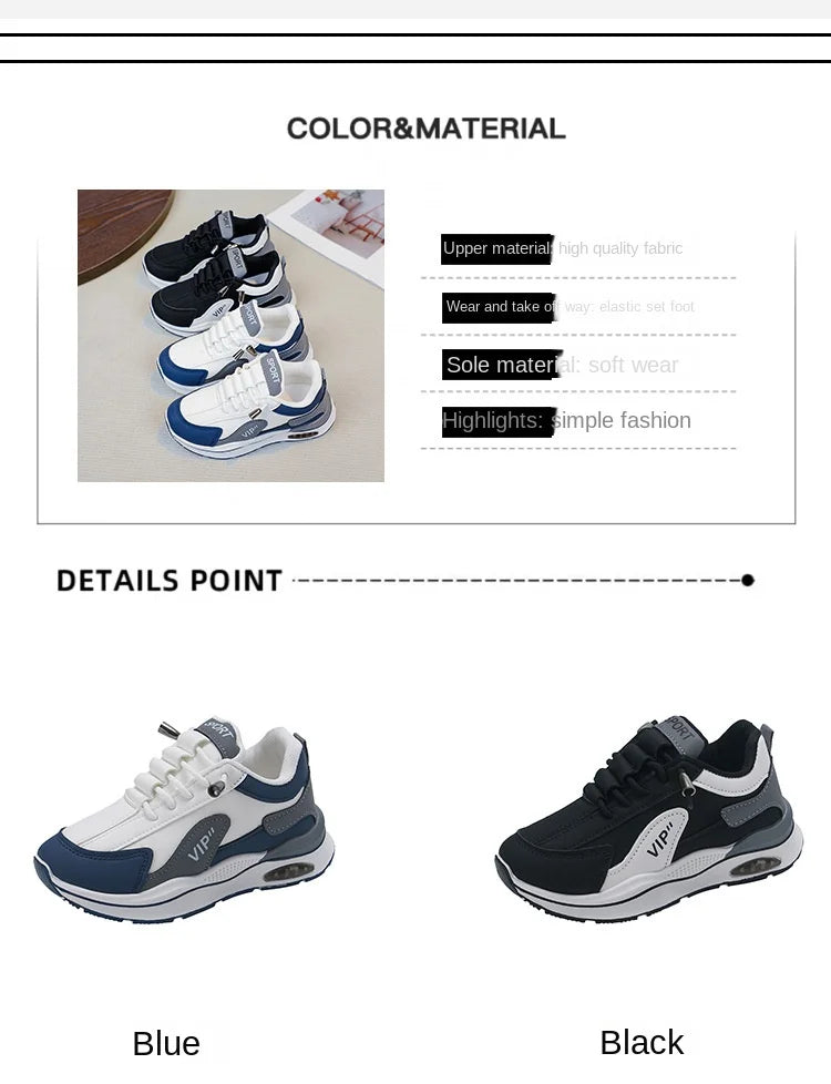 2025 New All-Season Breathable Lightweight Forrest Gump Inspired Running Sneakers for Boys and Girls Winter Compatible