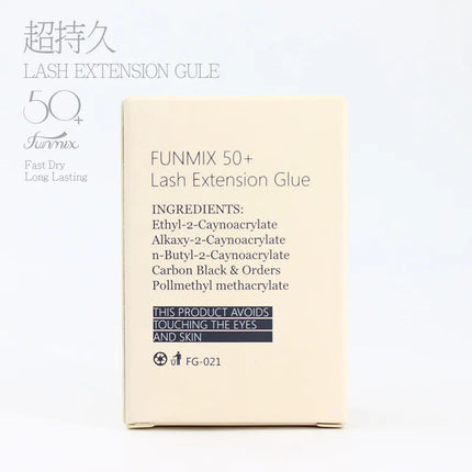 Funmix High Quality Strong Hold Diy Lash Extension Glue Packaging Adhesive 0.5 Container Private Label pink Lash Glue