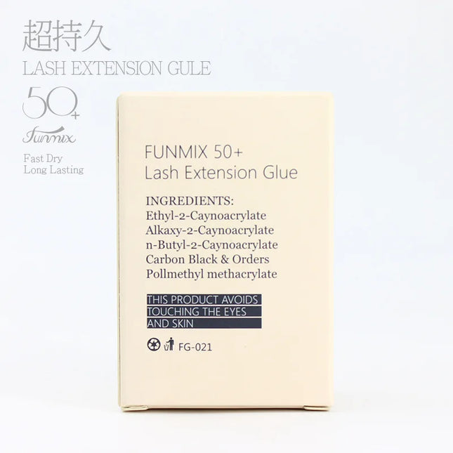 Funmix High Quality Strong Hold Diy Lash Extension Glue Packaging Adhesive 0.5 Container Private Label pink Lash Glue