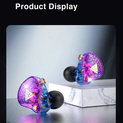 QKZ AK6 Pro Earphone Detachable Wired Headphones with Mic Noice Cancelling Headset Gamer Musician Monitor Earbuds For Xiaomi