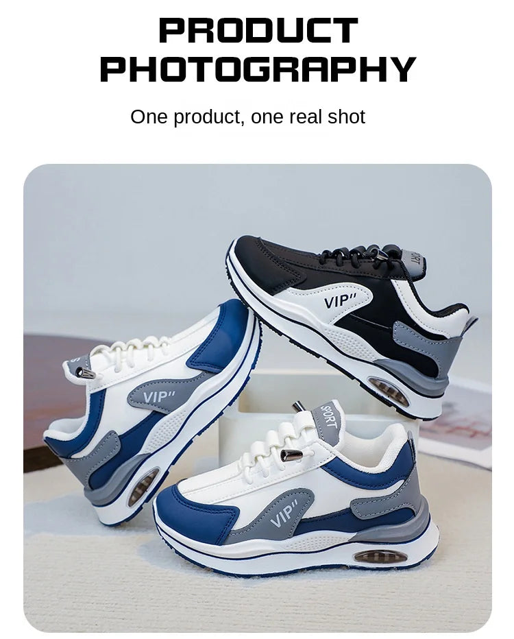 2025 New All-Season Breathable Lightweight Forrest Gump Inspired Running Sneakers for Boys and Girls Winter Compatible