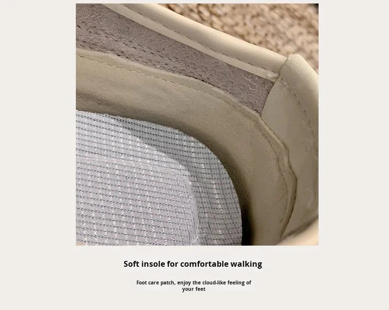 Dexun Women's White Lace-up Sneakers 2025 New Fashion Trend Autumn Flat Sports Casual Board Shoes Forrest Gump