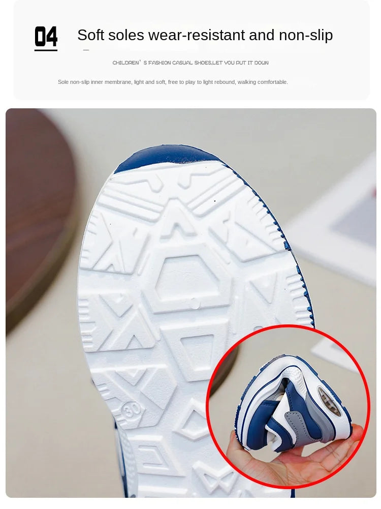 2025 New All-Season Breathable Lightweight Forrest Gump Inspired Running Sneakers for Boys and Girls Winter Compatible