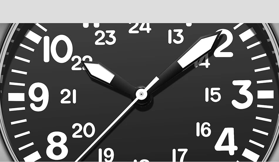 Field Watch with Steel Band, Easy Reading, Japan Movement