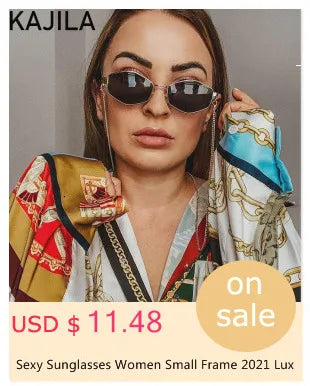 Sexy Small Frame Hexagon, Sunglasses Women With Chain 2025, Luxury Brand Designer Punk Sun Glasses For Ladies Shades Gafas De Sol