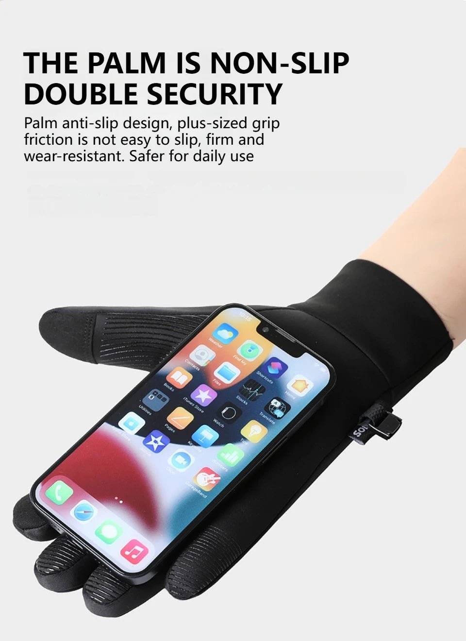 Men’s Waterproof Windproof Winter Touch Screen Gloves