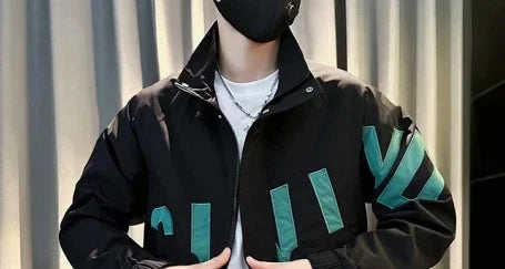 Men’s Safari Style Jacket – Autumn/Winter 2024, Stand Collar Zipper