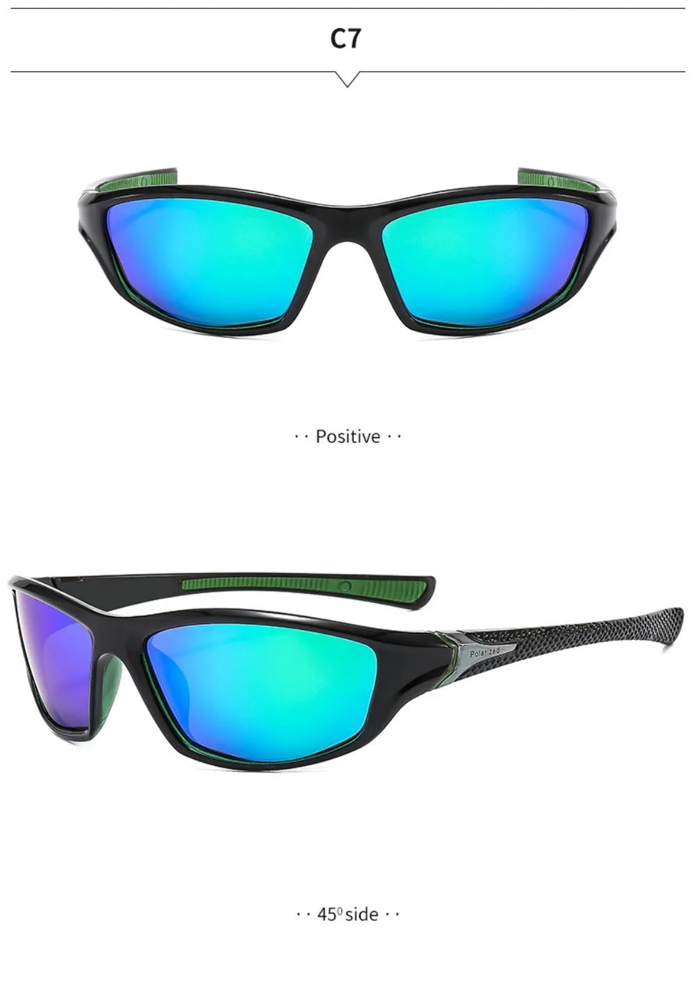 Fashion Sports Polarized Sunglasses, Men Women Fishing Hiking, Running, Cycling Mountaineering, Sport Man Sun Glasses UV400 Eyewear