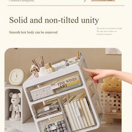 Drawer Desktop Organizer, Organizer Drawers, Desk Stationery Organizer, Multifunctional Dustproof Large Capacity Office Shelf