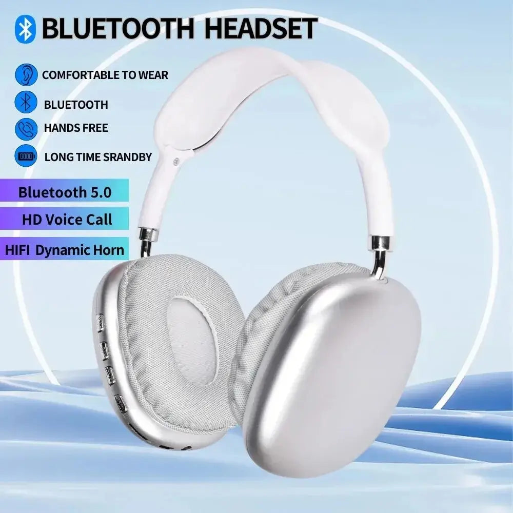 Newest Headphone Wireless, Bluetooth Headset With Mic Noise, Cancelling Headsets Stereo Sound, Earphone Sports Gaming, Headphones