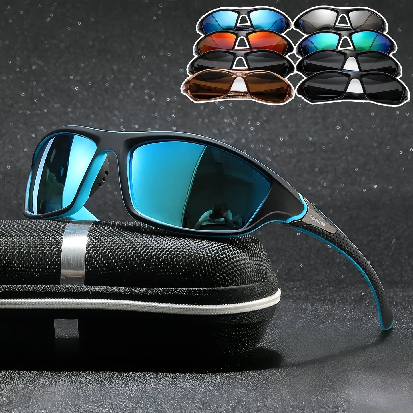 Fashion Sports Polarized Sunglasses, Men Women Fishing Hiking, Running, Cycling Mountaineering, Sport Man Sun Glasses UV400 Eyewear