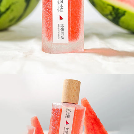 Feng Mujin Watermelon Chill Perfume - 50ml, Long-lasting Light Fragrance, Fresh and Natural, Ideal for Daily Use