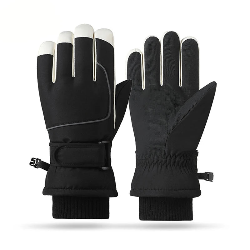 Malowgas Ski Gloves – Waterproof, Windproof, Touchscreen Winter Gloves for Men, Women & Youth