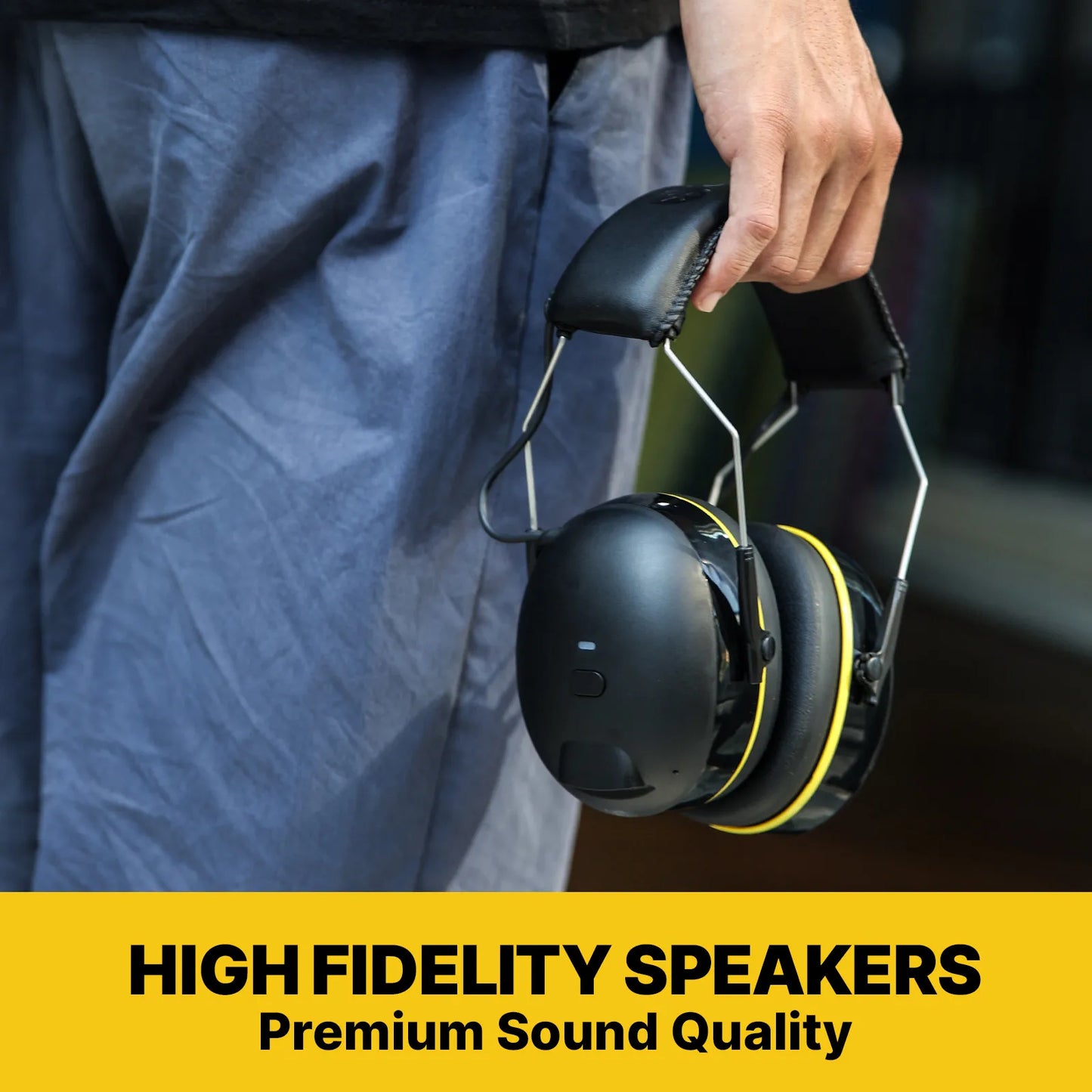 Electronic Headphone 5.0 Bluetooth, Earmuffs Hearing Protection, Headphones for Music Safety Noise, Reduction Charging