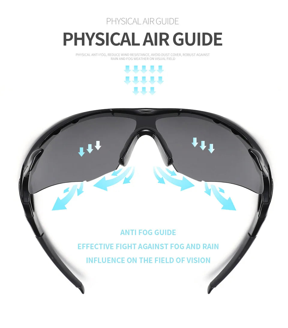 Men and Women Cycling Glasses, Mens Sunglasses for Men Outdoor, Eyewares Sports Sun Glasses, Multi Color Lens Unisex Glasses