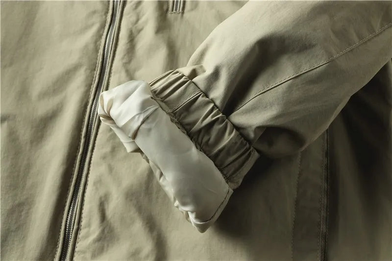 GOYN Men’s Fleece-Lined Casual Jacket – Autumn & Winter Outerwear with Detachable Hood