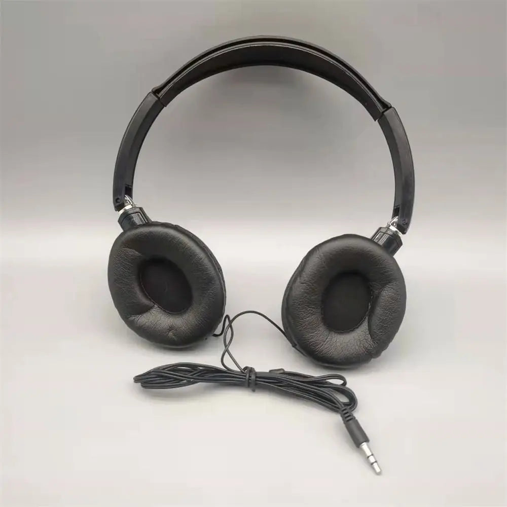 Sound Wired Headphones Over Ear Headset Bass, HiFi Sound Music, Stereo Earphones Flexible Adjustable Headset For PC Mobile