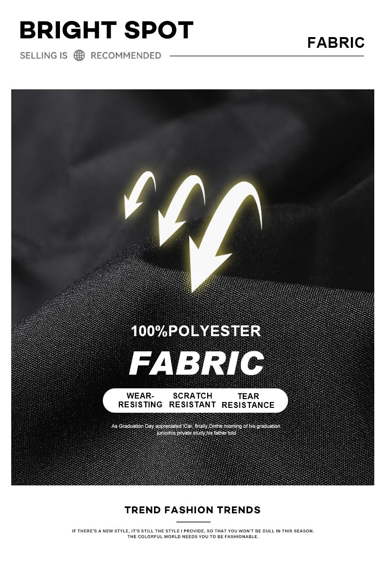 Men’s Casual Polyester Jacket – Daily Autumn & Winter Outerwear with Zipper