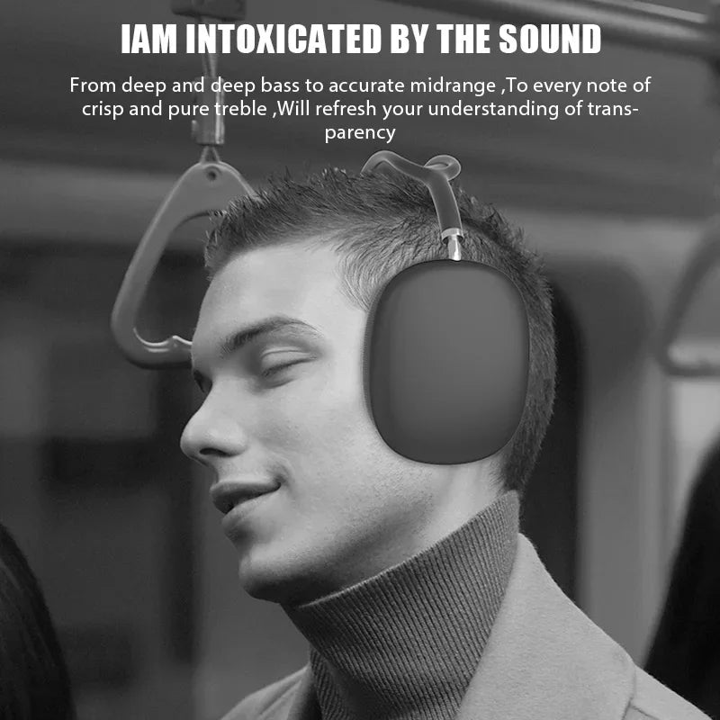 Newest Headphone Wireless, Bluetooth Headset With Mic Noise, Cancelling Headsets Stereo Sound, Earphone Sports Gaming, Headphones