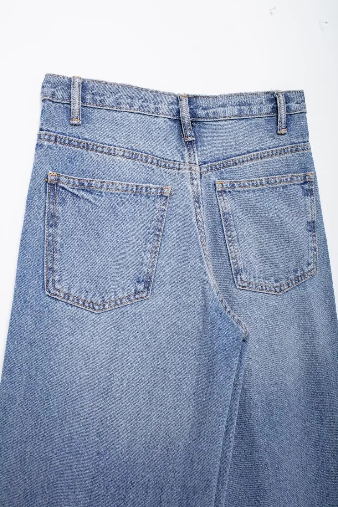Women’s Wide Leg Jeans, High Waist Casual Denim