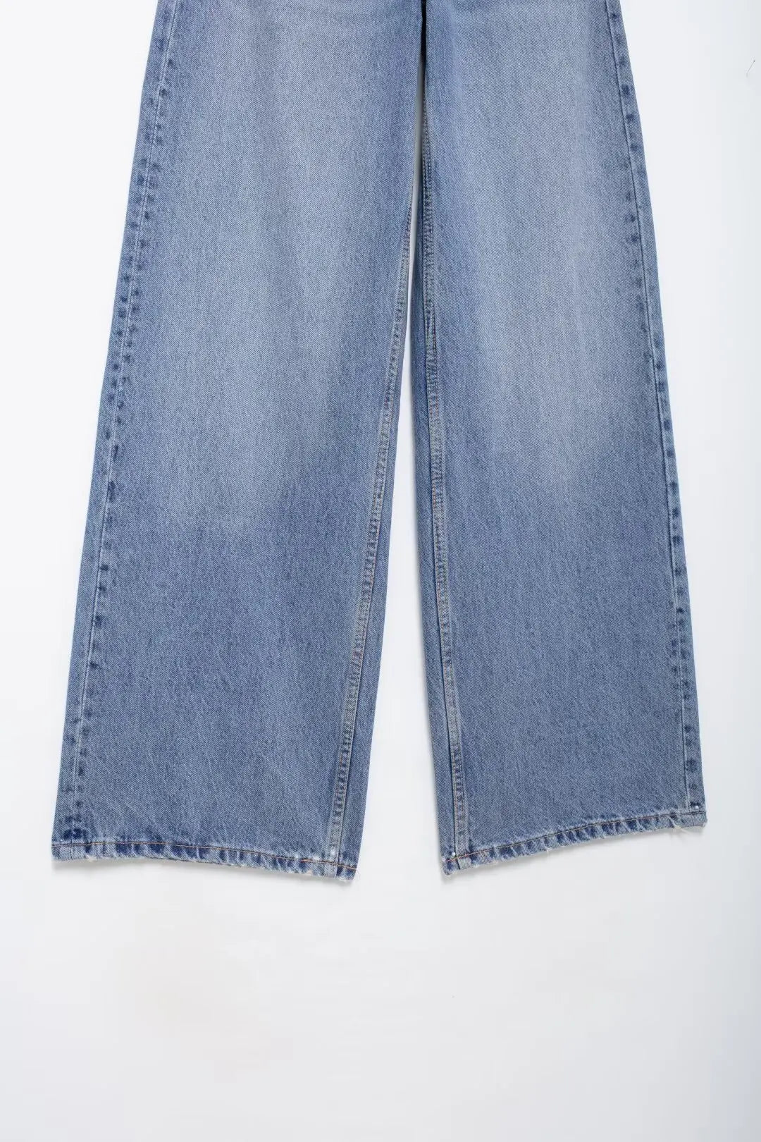 Women’s Wide Leg Jeans, High Waist Casual Denim