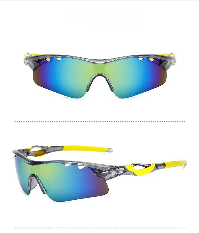 Men and Women Cycling Glasses, Mens Sunglasses for Men Outdoor, Eyewares Sports Sun Glasses, Multi Color Lens Unisex Glasses
