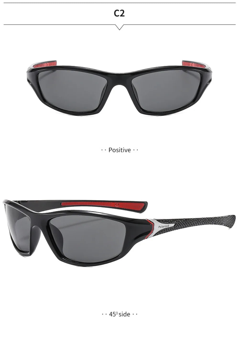 Fashion Sports Polarized Sunglasses, Men Women Fishing Hiking, Running, Cycling Mountaineering, Sport Man Sun Glasses UV400 Eyewear