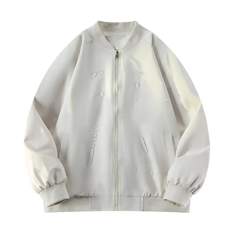 Men’s Casual Zipper Jacket – Spring & Autumn Lightweight Coat