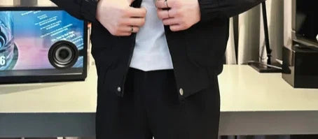 Men’s Safari Style Jacket – Autumn/Winter 2024, Stand Collar Zipper