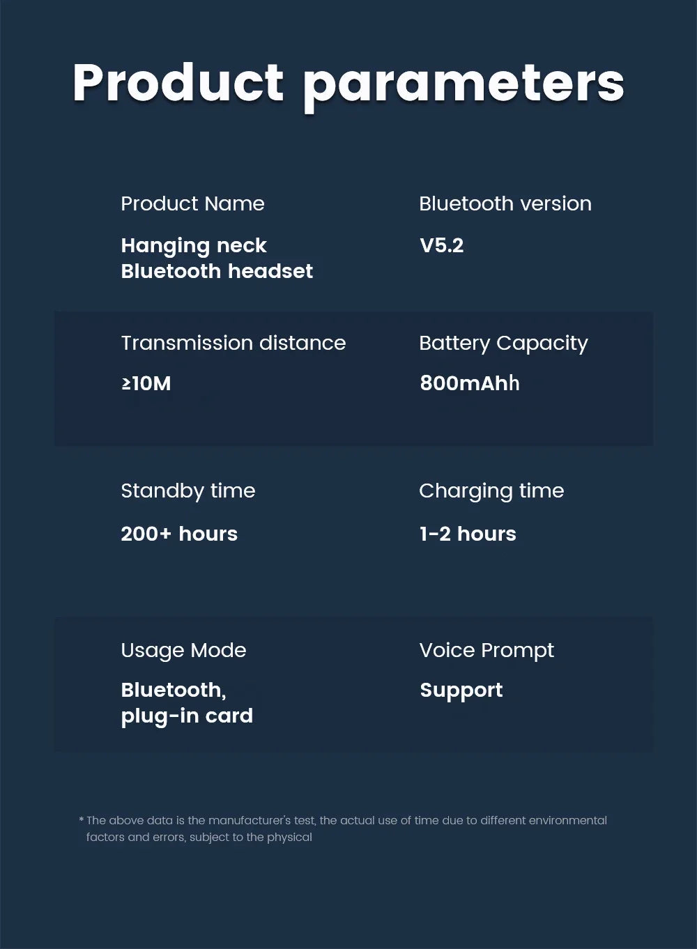 Wireless Earphones 5.3 Neckband, Headphones Gaming LED Display, Stereo Sports Headset Halter, Waterproof Magnetic Earbuds