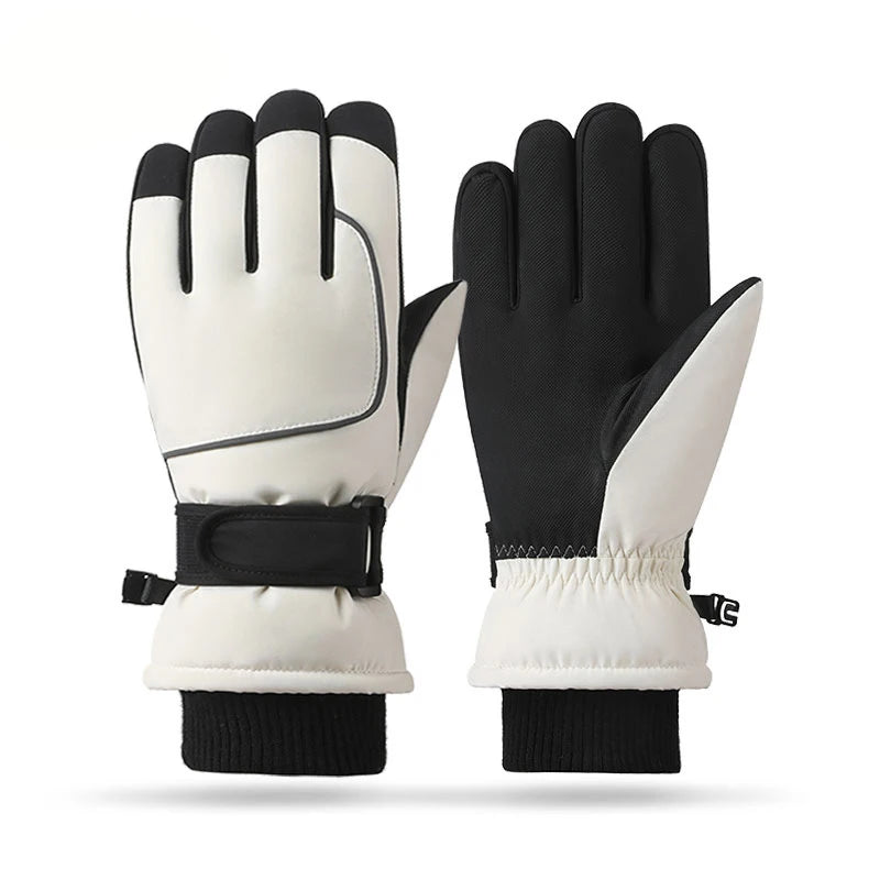 Malowgas Ski Gloves – Waterproof, Windproof, Touchscreen Winter Gloves for Men, Women & Youth