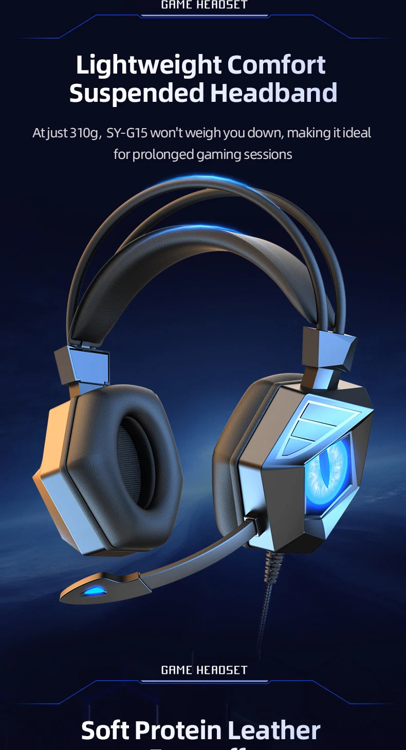 Headphones 3.5mm Wired Gaming, Headset Earphones Music For PS4, Play Station 4 Game PC Chat, computer With Microphone