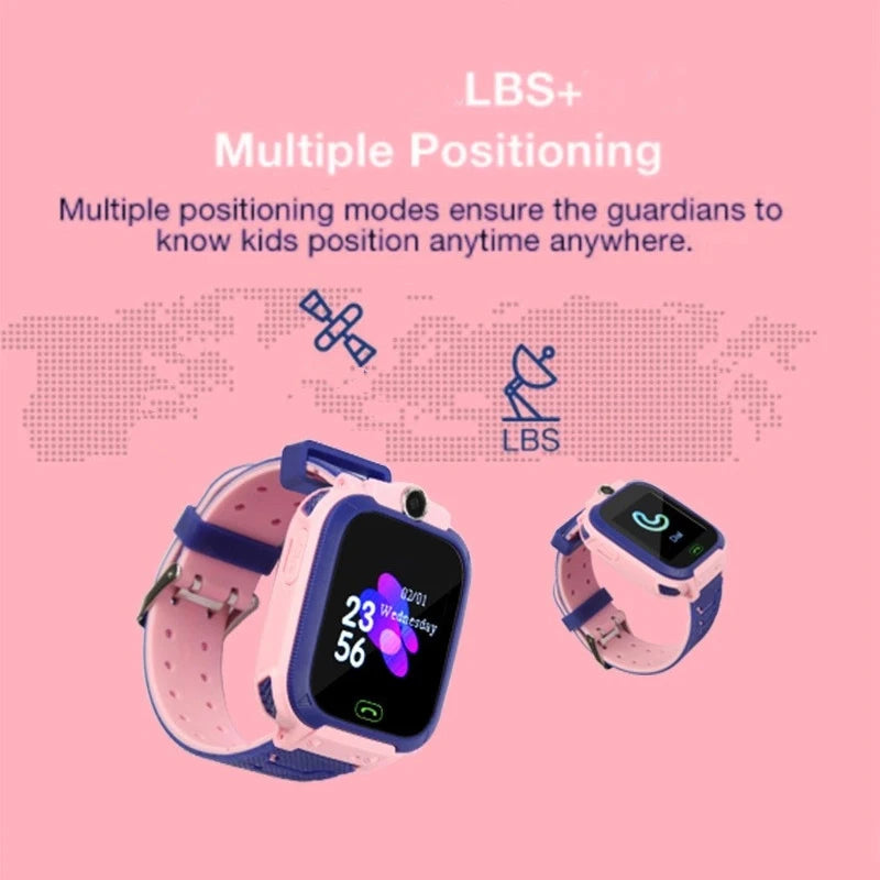 Smart Watch For Kids - Location, Camera, Video, Music, Games, Alarm, Calculator