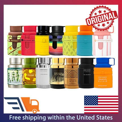 Armaf Odyssey Series Eau de Parfum Spray 100ml Original Arab Perfumes High Quality Cologne for Men Lasting Citrus Perfume Makeup