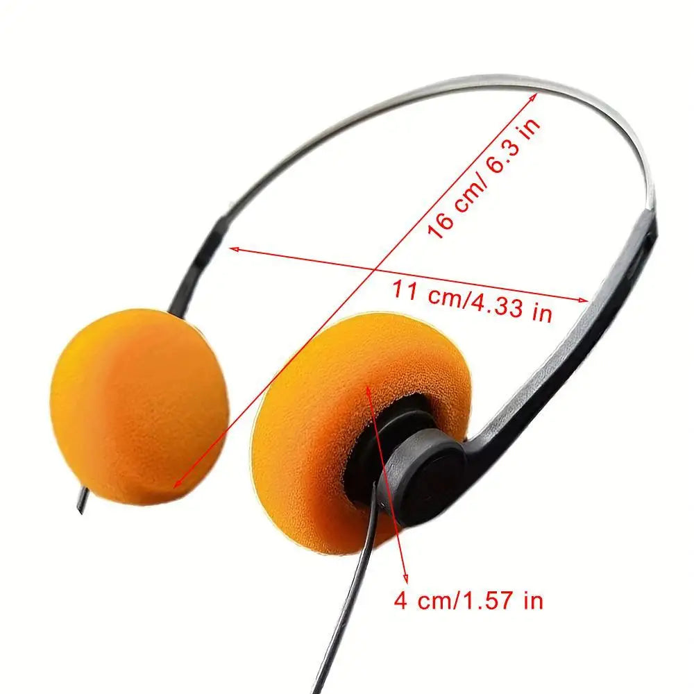 Headphone Music Mp3 Walkman, Retro Feelings Portable Wired Small, Headphones Sports Fashion Photo Props