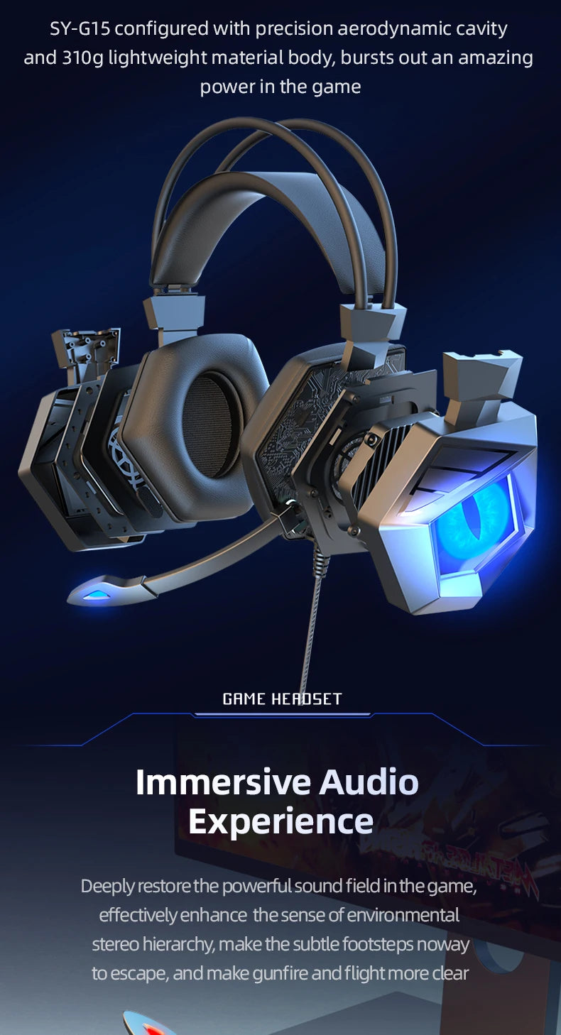 Headphones 3.5mm Wired Gaming, Headset Earphones Music For PS4, Play Station 4 Game PC Chat, computer With Microphone