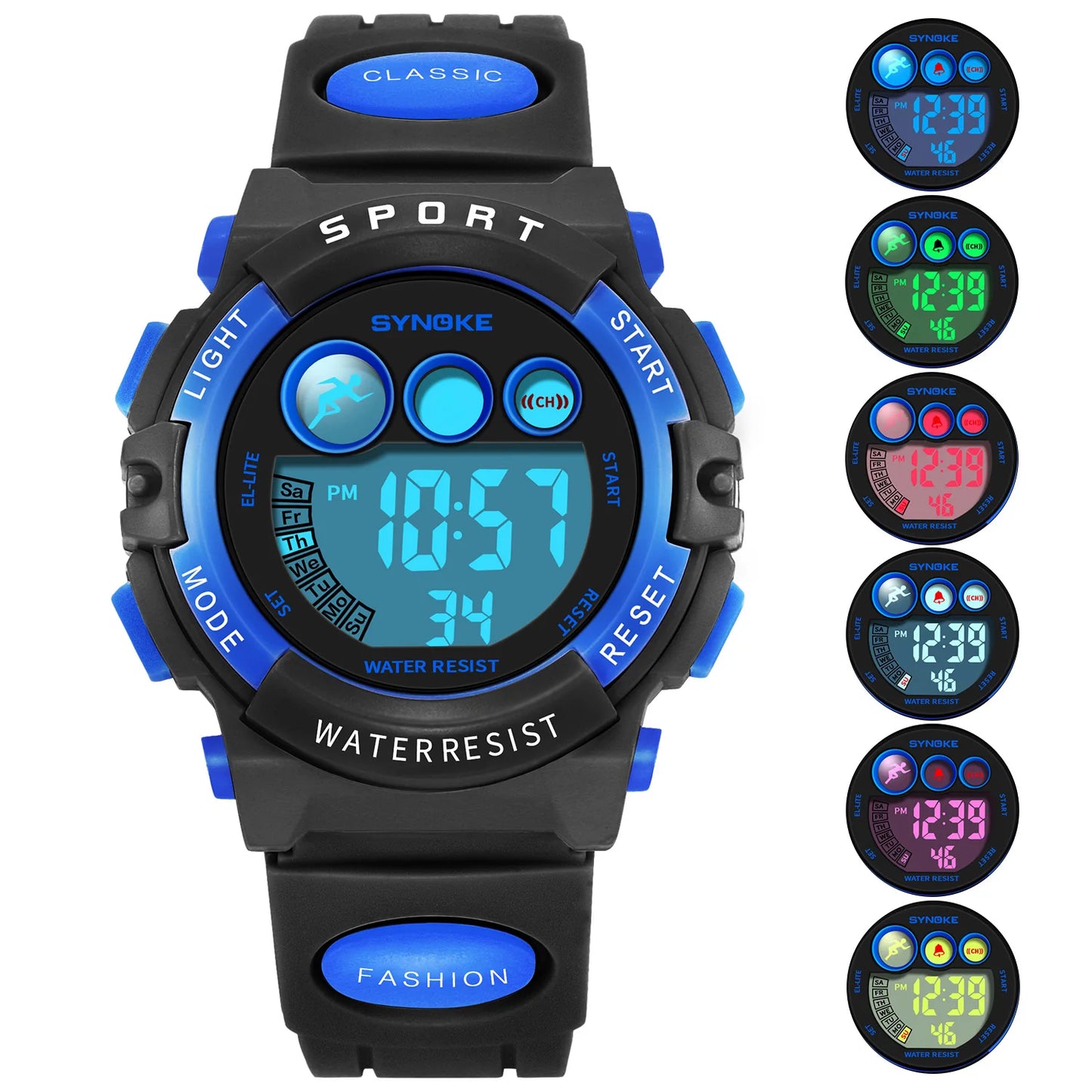 Waterproof Sport Children Watch, LED Digital Kids Watches, Luxury Electronic Watch for Kids Children Boys Girls Gifts