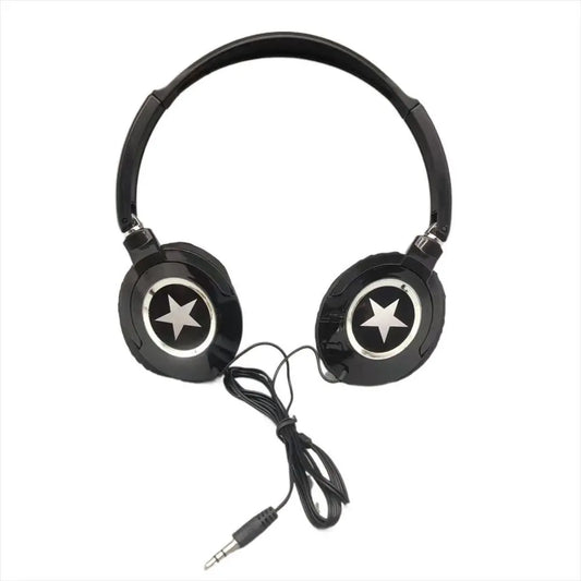Sound Wired Headphones Over Ear Headset Bass, HiFi Sound Music, Stereo Earphones Flexible Adjustable Headset For PC Mobile
