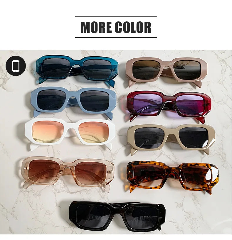 2024 New Sunglasses for Men Women Trendy Sun Glasses Goggle Man Brand Designer Square Glasses Shades Female Eyewear Oculos