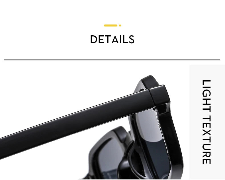 Luxurious Rectangle Sunglasses, Women Oval Vintage Brand, Designer Square Sun Glasses, Men Shades Female Eyewear Anti-glare UV400