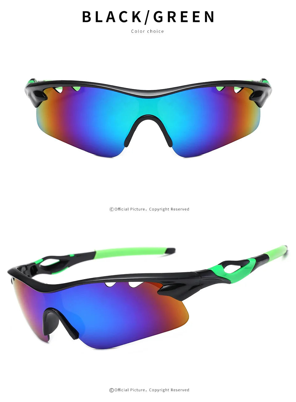 Men and Women Cycling Glasses, Mens Sunglasses for Men Outdoor, Eyewares Sports Sun Glasses, Multi Color Lens Unisex Glasses