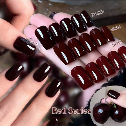 XEIJAYI 3pcs 15ML Gel Nail Polish  - Red Shades, Glossy & Matte Finish, UV/LED Cured, Lead-Free, Alcohol-Free Gel