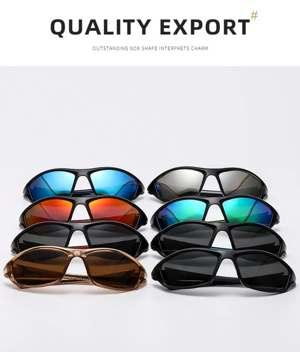 Fashion Sports Polarized Sunglasses, Men Women Fishing Hiking, Running, Cycling Mountaineering, Sport Man Sun Glasses UV400 Eyewear